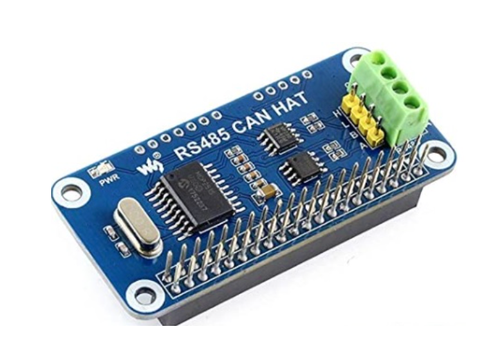 Waveshare RS485 CAN HAT — stacks on the Raspberry Pi GPIO pins