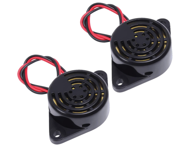 12 V piezo siren for external anchor alarm